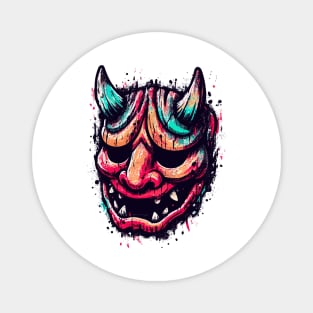 Oni demon mask Magnet